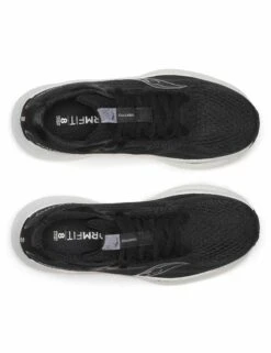 Saucony Ride 18 - Black/White -The Sports Edit Store saucony ride 18 black white s11000 100 6