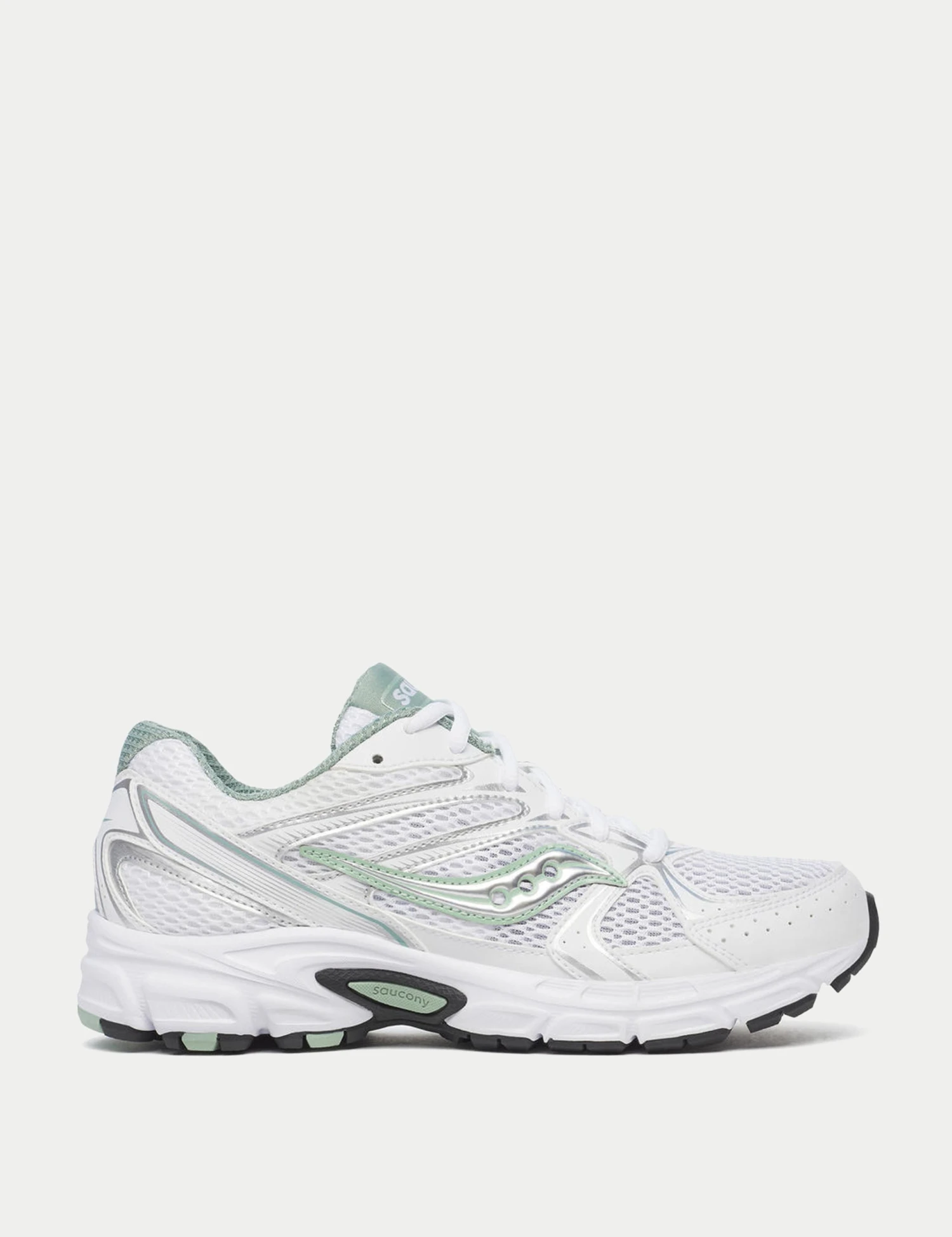 Saucony Ride Millennium - White/Sage Lifestyle Trainers 3 Saucony Ride Millennium - White/Sage Lifestyle Trainers
