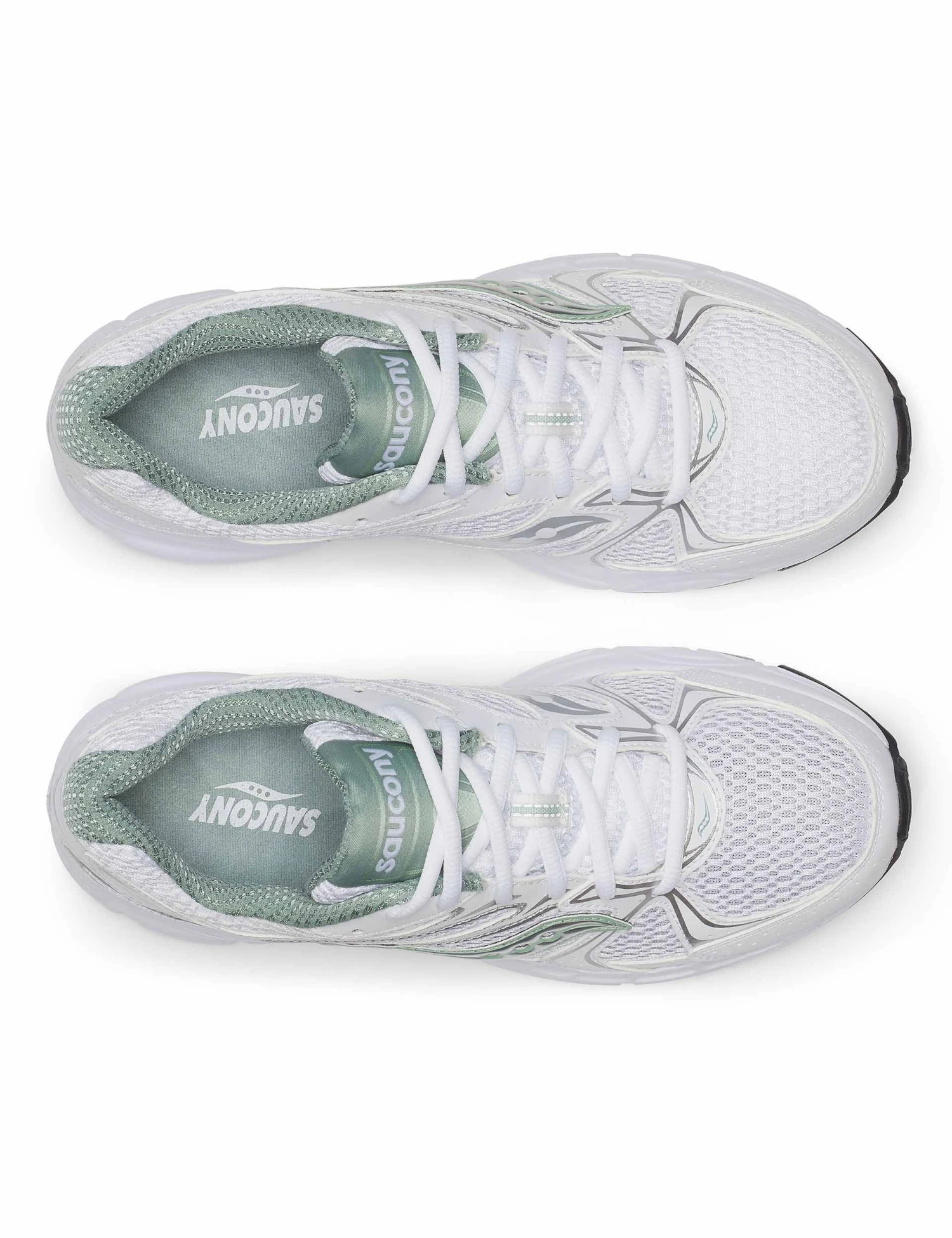 Saucony Ride Millennium - White/Sage Lifestyle Trainers 6 Saucony Ride Millennium - White/Sage Lifestyle Trainers - Image 4