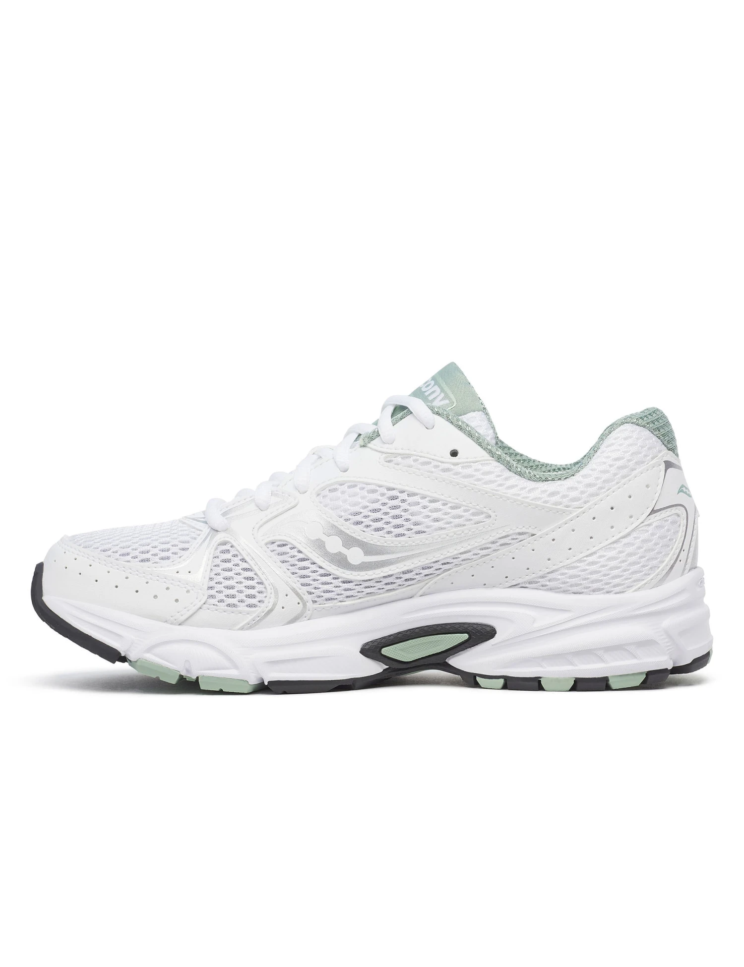 Saucony Ride Millennium - White/Sage Lifestyle Trainers 7 Saucony Ride Millennium - White/Sage Lifestyle Trainers - Image 5