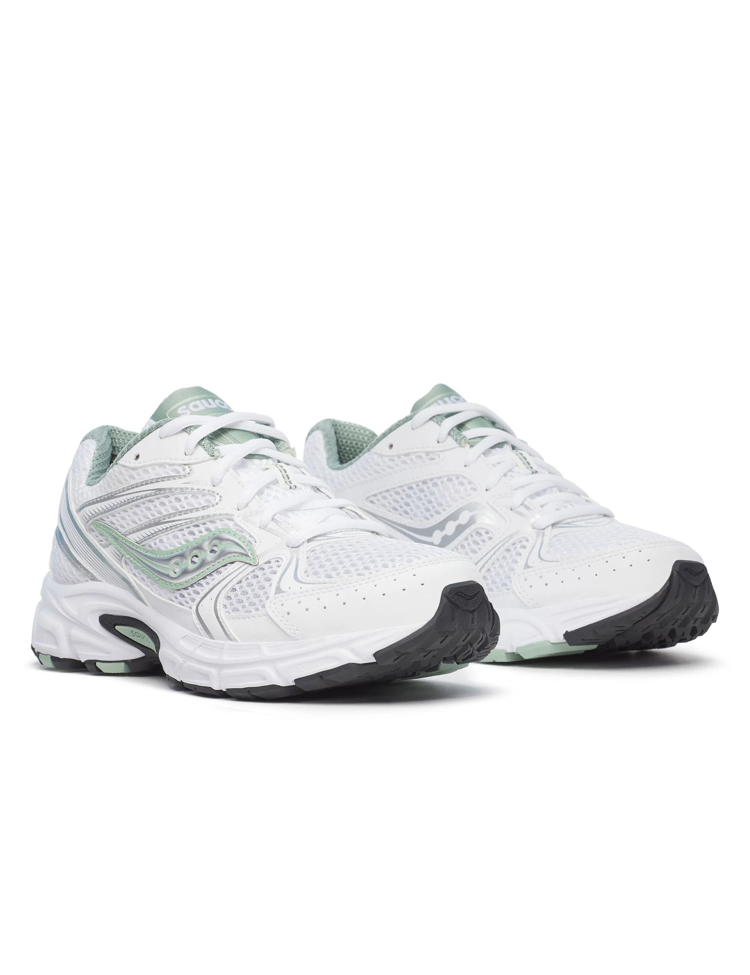 Saucony Ride Millennium - White/Sage Lifestyle Trainers 4 Saucony Ride Millennium - White/Sage Lifestyle Trainers - Image 2