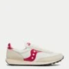 Saucony Trainer 80 - White/Red Retro Casual Shoes