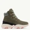 Sorel Kinetic Impact Conquest Waterproof Sneaker Boot - Stone Green/Chalk -The Sports Edit Store sorel kinetic impact conquest waterproof sneaker boot stone green chalk 2058691 397 1