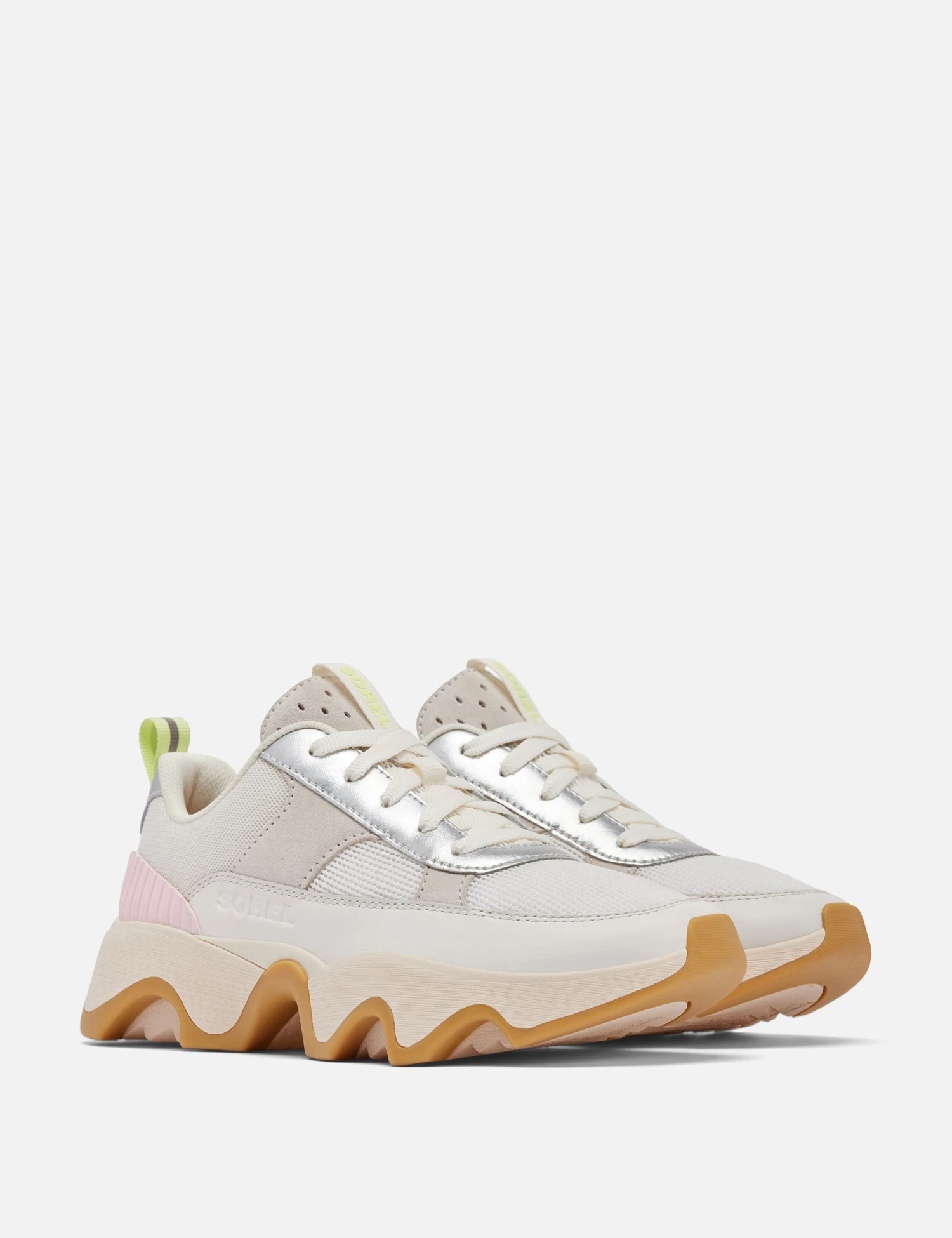 Sorel Kinetic Impact II Wonder Lace Sneaker - Sea Salt/Gum 8 Sorel Kinetic Impact II Wonder Lace Sneaker - Sea Salt/Gum - Image 6