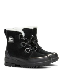 Sorel Torino II Parc Shearling Waterproof Winter Bootie - Black 15 Sorel Torino II Parc Shearling Waterproof Winter Bootie - Black -The Sports Edit Store sorel torino ii parc shearling waterproof winter bootie black 1886261 010 2