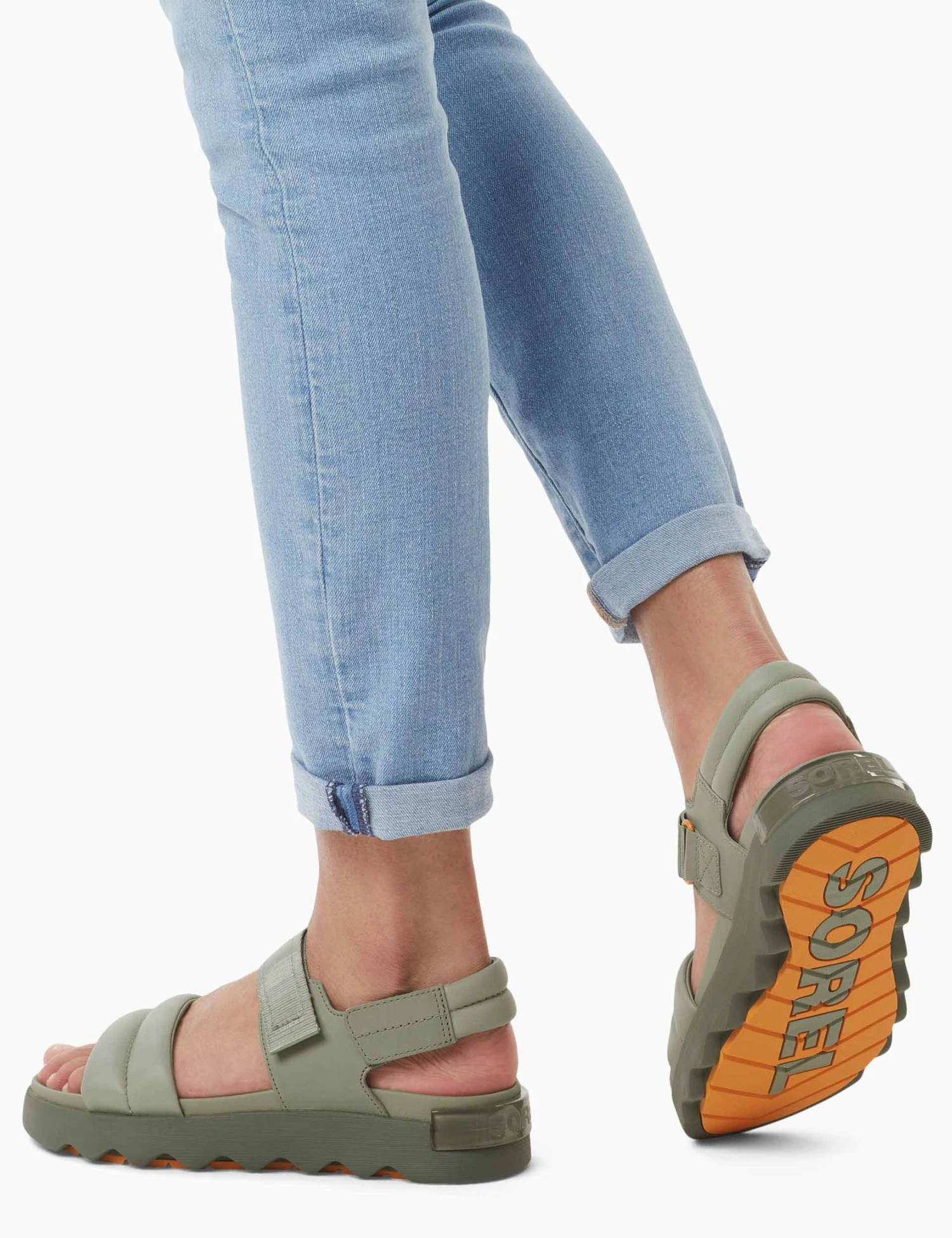 Sorel Viibe Sandal - Safari/Stone Green 8 Sorel Viibe Sandal - Safari/Stone Green - Image 6