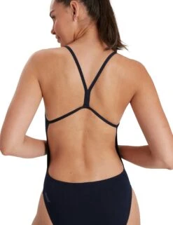 Speedo Eco Endurance+ Thinstrap Swimsuit - Navy -The Sports Edit Store speedo eco endurance thinstrap swimsuit navy 8 13539D740 2