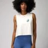 Spiritual Gangster Yin Yang Callie Crop Tank - Birch -The Sports Edit Store spiritual gangster yin yang callie crop tank birch SP40411007 1