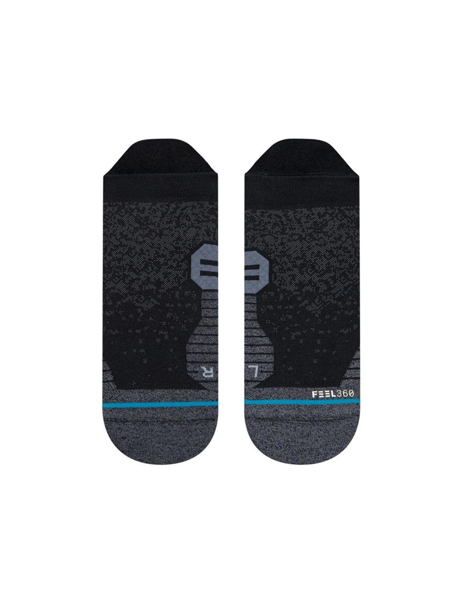 Stance Run Tab Performance Running Socks - Black 4 Stance Run Tab Performance Running Socks - Black - Image 2