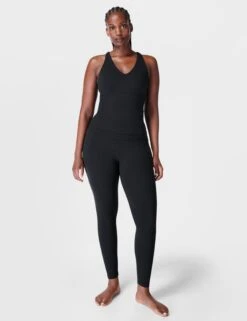 Sweaty Betty Super Soft Yoga Leggings - Black -The Sports Edit Store super soft yoga leggings black sb6916 3