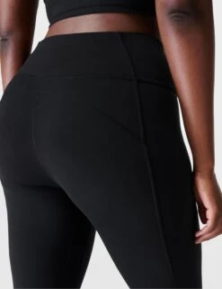 Sweaty Betty Super Soft Yoga Leggings - Black -The Sports Edit Store super soft yoga leggings black sb6916 4