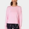 Sweaty Betty After Class Crop Sweatshirt - Chalk Pink -The Sports Edit Store sweaty betty after class crop sweatshirt chalk pink sb5622c 1