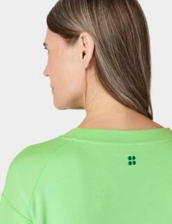 Sweaty Betty After Class Crop Sweatshirt - Zest Green 11 Sweaty Betty After Class Crop Sweatshirt - Zest Green -The Sports Edit Store sweaty betty after class crop sweatshirt zest green sb5622c 2