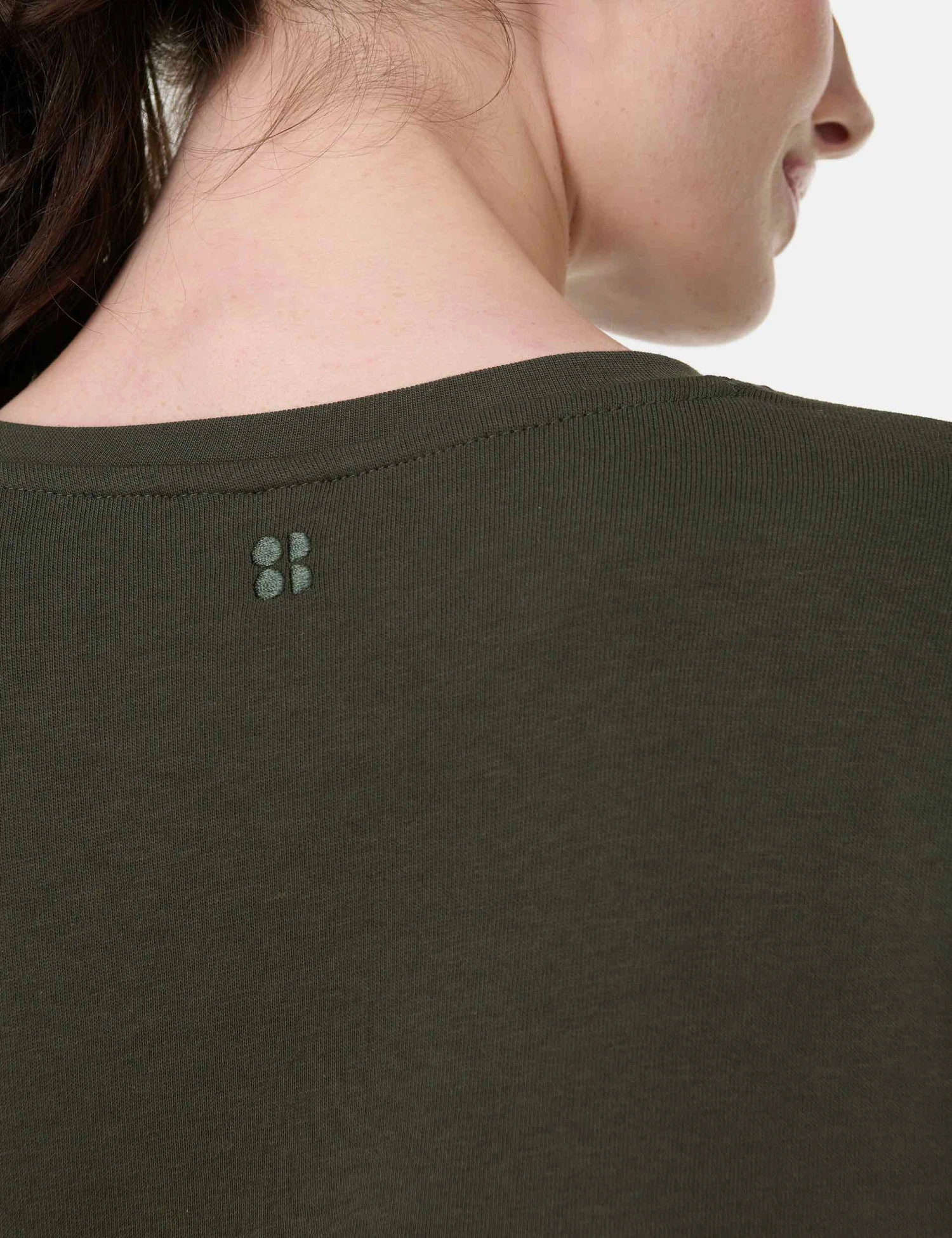 Sweaty Betty After Class Longline Sweatshirt - Nori Green 5 Sweaty Betty After Class Longline Sweatshirt - Nori Green - Image 3