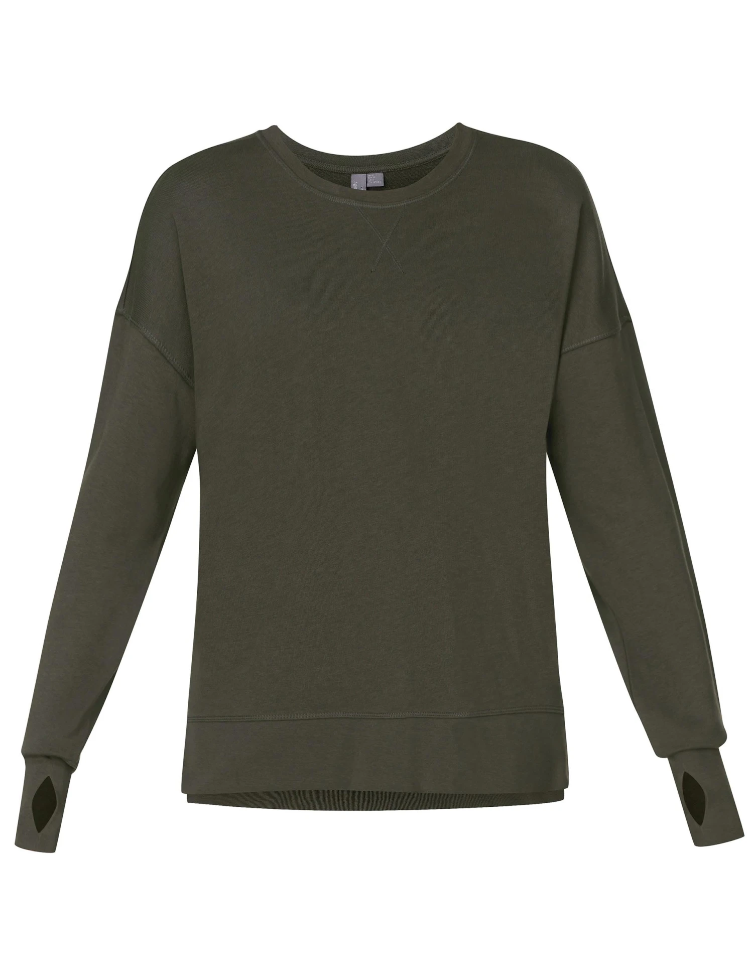 Sweaty Betty After Class Longline Sweatshirt - Nori Green 8 Sweaty Betty After Class Longline Sweatshirt - Nori Green - Image 6