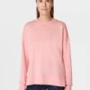 Sweaty Betty After Class Longline Sweatshirt in Soft Pink