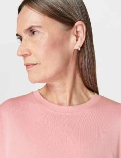 Sweaty Betty After Class Longline Sweatshirt in Soft Pink 11 Sweaty Betty After Class Longline Sweatshirt in Soft Pink -The Sports Edit Store sweaty betty after class longline sweatshirt soft pink sb8985 6