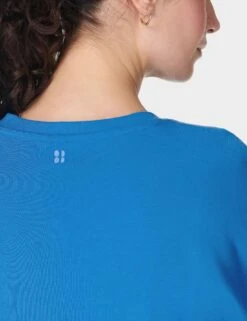 Sweaty Betty After Class Longline Sweatshirt - Tidal Blue 12 Sweaty Betty After Class Longline Sweatshirt - Tidal Blue -The Sports Edit Store sweaty betty after class longline sweatshirt tidal blue sb8985 7
