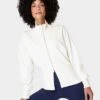 Sweaty Betty After Class Zip Up - Lily White -The Sports Edit Store sweaty betty after class zip up lily white sb9599 4