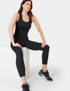 Sweaty Betty All Day 7/8 Leggings - Black -The Sports Edit Store sweaty betty all day 7 8 leggings black sb965178 001 5