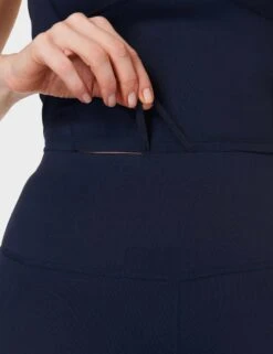 Sweaty Betty All Day 7/8 Leggings - Navy Blue -The Sports Edit Store sweaty betty all day 7 8 leggings navy blue sb965178 4274 3