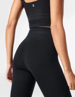 Sweaty Betty All Day Wrap Waist 7/8 Leggings - Black 12 Sweaty Betty All Day Wrap Waist 7/8 Leggings - Black -The Sports Edit Store sweaty betty all day wrap waist 7 8 leggings black sb8371 9