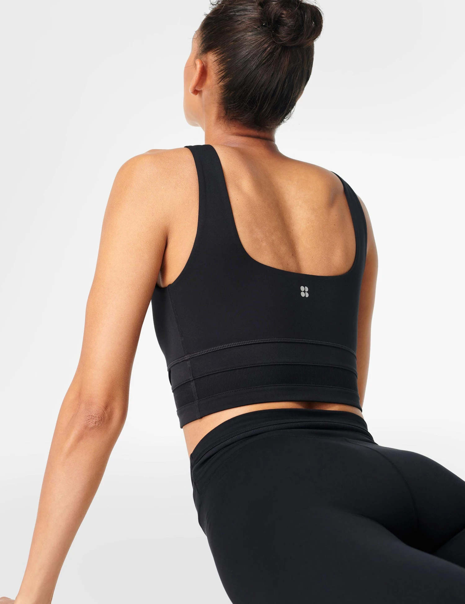 Sweaty Betty All Day Wrap Waist Tank - Black 6 Sweaty Betty All Day Wrap Waist Tank - Black - Image 4