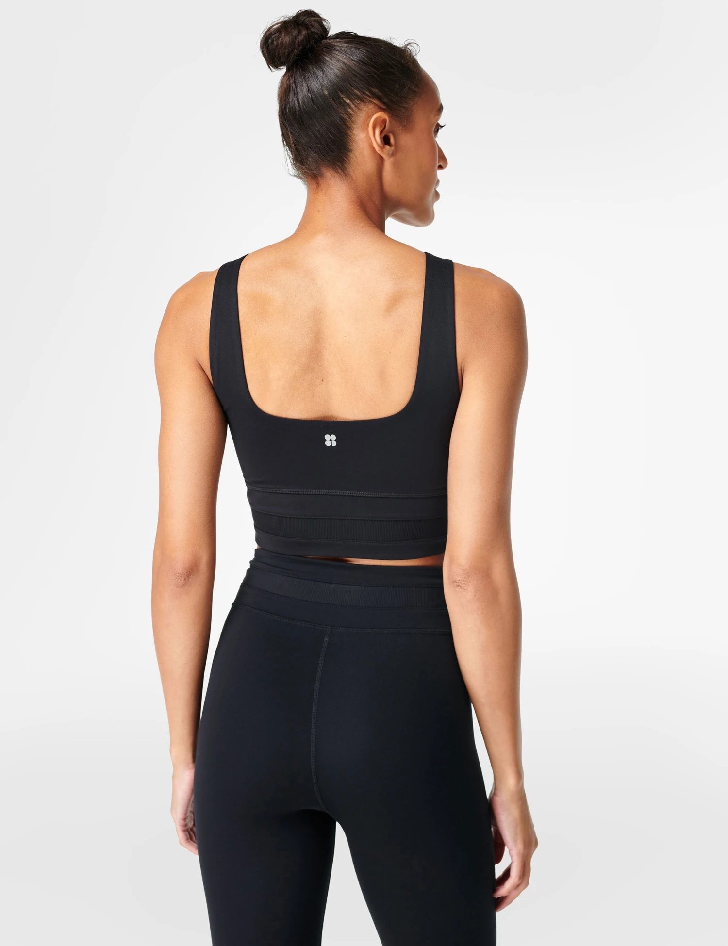 Sweaty Betty All Day Wrap Waist Tank - Black 4 Sweaty Betty All Day Wrap Waist Tank - Black - Image 2