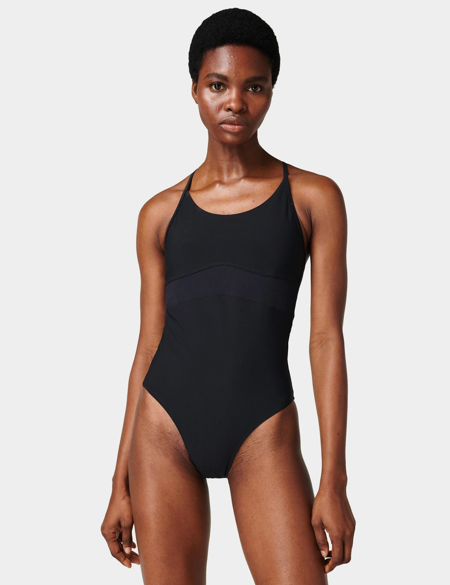 Sweaty Betty Aqua Xtra Life Performance Swimsuit - Black A 3 Sweaty Betty Aqua Xtra Life Performance Swimsuit - Black A