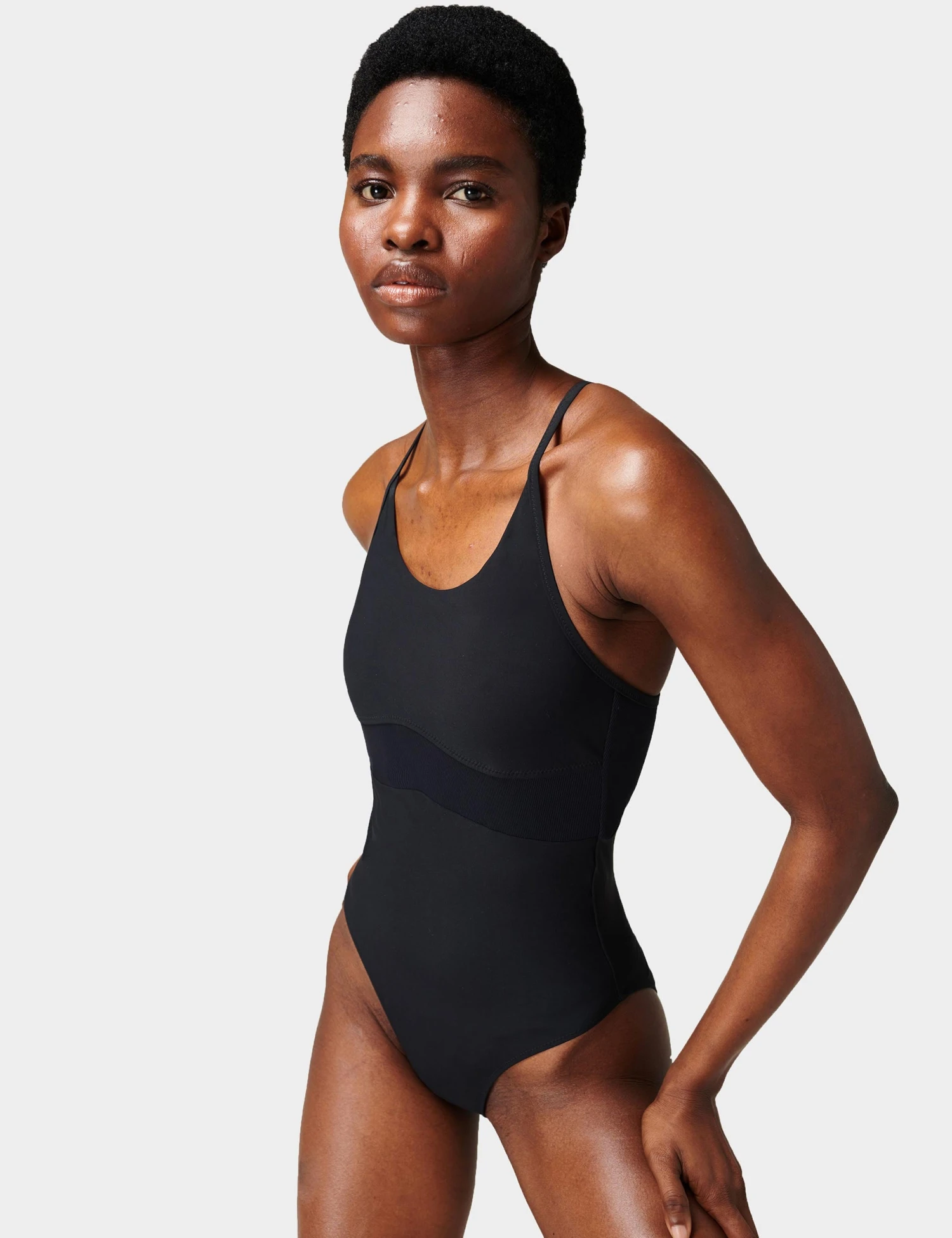 Sweaty Betty Aqua Xtra Life Performance Swimsuit - Black A 6 Sweaty Betty Aqua Xtra Life Performance Swimsuit - Black A - Image 4