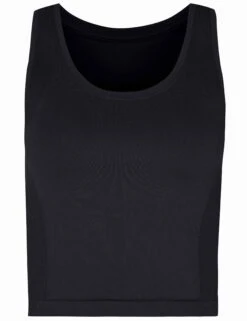 Sweaty Betty Athlete Crop Seamless Gym Vest - Black 11 Sweaty Betty Athlete Crop Seamless Gym Vest - Black -The Sports Edit Store sweaty betty athlete crop seamless gym vest black sb6545c 4