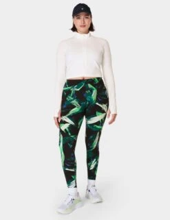 Sweaty Betty Athlete Crop Seamless Gym Zip Up - Lily White -The Sports Edit Store sweaty betty athlete crop seamless gym zip up lily white sb9288 7