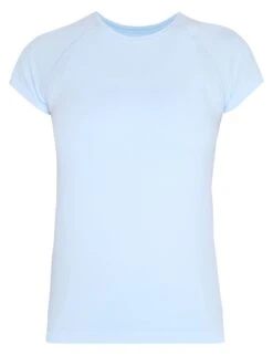 Sweaty Betty Athlete Seamless Gym T-Shirt - Breeze Blue -The Sports Edit Store sweaty betty athlete seamless gym t shirt breeze blue sb6546 2