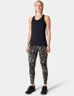 Sweaty Betty Athlete Seamless Gym Vest - Black -The Sports Edit Store sweaty betty athlete seamless gym vest black sb6545 5