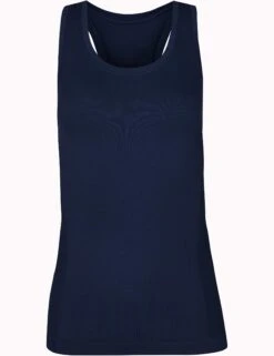 Sweaty Betty Athlete Seamless Gym Vest - Navy Blue 13 Sweaty Betty Athlete Seamless Gym Vest - Navy Blue -The Sports Edit Store sweaty betty athlete seamless gym vest navy blue sb6545 4