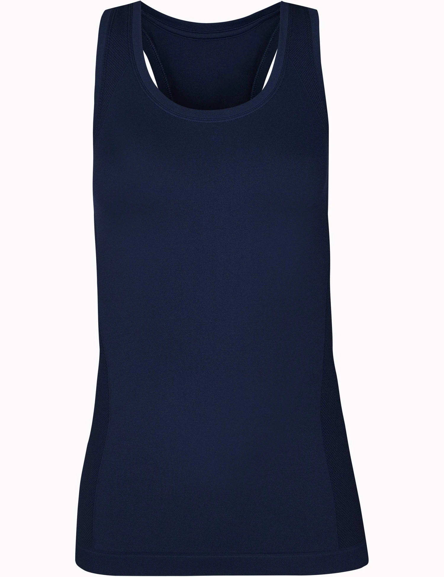 Sweaty Betty Athlete Seamless Gym Vest - Navy Blue 8 Sweaty Betty Athlete Seamless Gym Vest - Navy Blue - Image 6