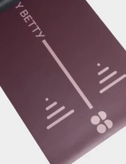 Sweaty Betty Balance Yoga Mat - Midnight Cherry Purple -The Sports Edit Store sweaty betty balance yoga mat midnight cherry purple sb9861 2