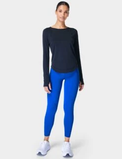 Sweaty Betty Breathe Easy Running Long Sleeve Top - Black 12 Sweaty Betty Breathe Easy Running Long Sleeve Top - Black -The Sports Edit Store sweaty betty breathe easy running long sleeve top black sb9122 001 5