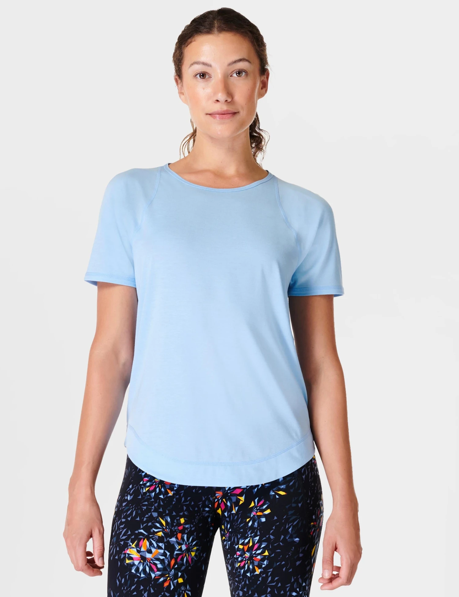 Sweaty Betty Breathe Easy Running T-Shirt - Filter Blue 3 Sweaty Betty Breathe Easy Running T-Shirt - Filter Blue