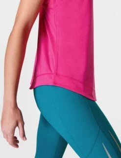 Sweaty Betty Breathe Easy Running Vest - Beet Pink -The Sports Edit Store sweaty betty breathe easy running vest beet pink sb9123 4