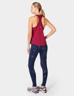 Sweaty Betty Breathe Easy Running Vest - Vamp Red -The Sports Edit Store sweaty betty breathe easy running vest vamp red sb9123 3