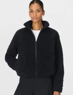 Sweaty Betty Canyon Fleece Zip Up - Black