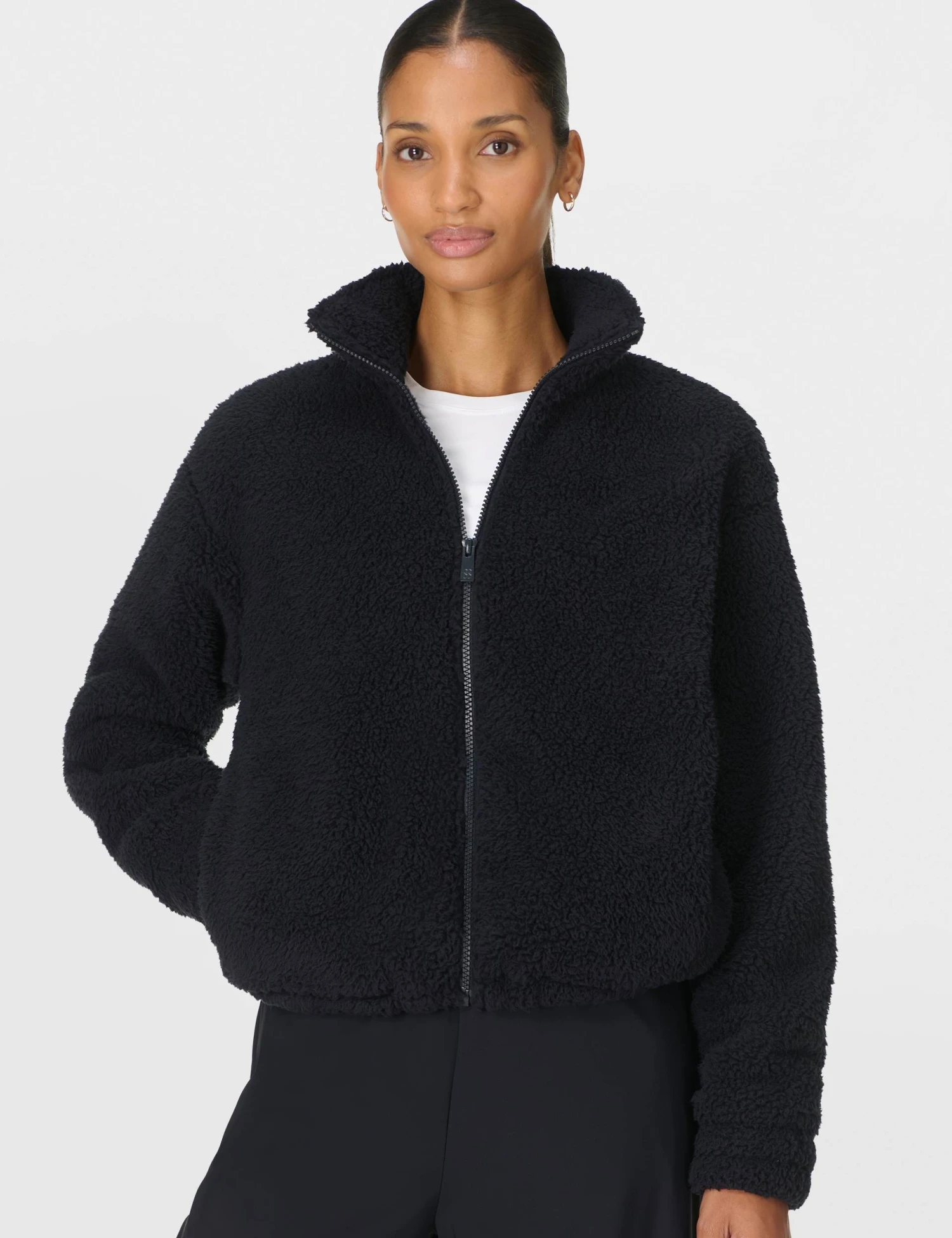 Sweaty Betty Canyon Fleece Zip Up - Black 3 Sweaty Betty Canyon Fleece Zip Up - Black