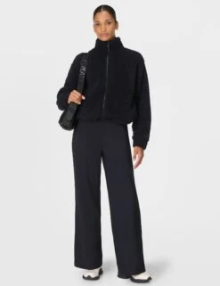 Sweaty Betty Canyon Fleece Zip Up - Black 14 Sweaty Betty Canyon Fleece Zip Up - Black -The Sports Edit Store sweaty betty canyon fleece zip up black sb8809 new 2