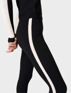 Sweaty Betty Colour Block Merino Base Layer Legging - Black -The Sports Edit Store sweaty betty colour block merino base layer legging black sb9508 6