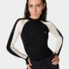 Sweaty Betty Colour Block Merino Base Layer Top - Premium Thermal -The Sports Edit Store sweaty betty colour block merino base layer top black sb9507 1