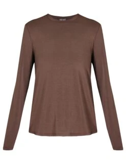Sweaty Betty Drape Back Long Sleeve Top - Walnut Brown 13 Sweaty Betty Drape Back Long Sleeve Top - Walnut Brown -The Sports Edit Store sweaty betty drape back long sleeve top walnut brown sb9463 3