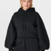 Sweaty Betty Elevated Studio Hoody - Black -The Sports Edit Store sweaty betty elevated studio hoody black sb9399 1