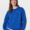 Sweaty Betty Elevated Sweatshirt - Lightning Blue 2 Sweaty Betty Elevated Sweatshirt - Lightning Blue -The Sports Edit Store sweaty betty elevated sweatshirt lightning blue sb9170 1