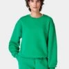 Sweaty Betty Elevated Sweatshirt - Vivid Green 1 Sweaty Betty Elevated Sweatshirt - Vivid Green -The Sports Edit Store sweaty betty elevated sweatshirt vivid green sb9170 1